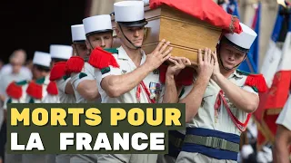 Cérémonie d'hommage aux 6 légionnaires du 2e REG