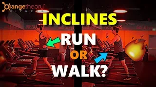 Should You Run Or Walk On Treadmill Inclines? [Orangetheory Workout]