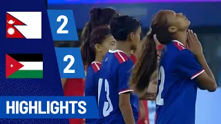 Nepal vs Jordan Final Highlights and Penalty Shootout | Waff Women's Championship