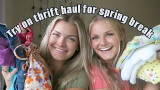 Try On Thrift Haul - Spring Break 2024