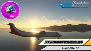 MSFS | Premier vol en ATR72-600 LIVE