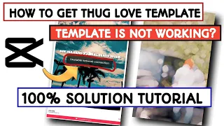 INDERR- Thug Love Capcut Template Tutorial | Tere Lai Rakhya Song Reels Tutorial | Unstable Network