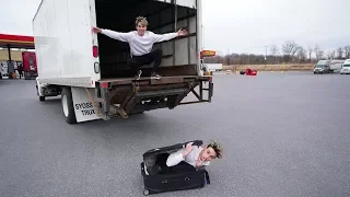 DO NOT SHIP YOURSELF ACROSS THE WORLD IN A TRUCK!