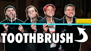 6 Person Toothbrush Challenge ft. 5SOS