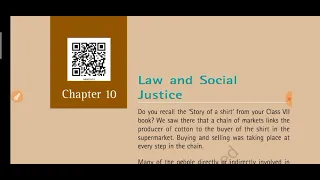 class8 Civics Chapter 10 Law and Social Justice Full Chapter Detailed Explanation