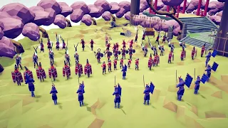 10x SHOGUN vs 50x EVERY FACTION - TOTALLY ACCURATE BATTLE SIMULATOR | TABS