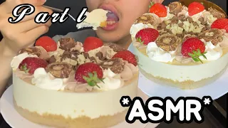 ASMR MUKBANG CHOCOLATE CHEESECAKE ｜FINKAN ASMR