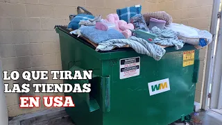 reviso BOTES de BASURA y Saco COSAS que NO esperaba  ENCONTRAR #loquetiranenusa #dumpsterdiving