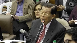 Enrile: Aquino compartmented the Mamasapano operation