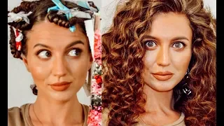 КУДРЯШКИ из БУМАЖКИ без Плойки и Утюжка БЕЗ ВРЕДА ДЛЯ ВОЛОС  Spiral Curls