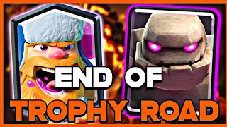 END OF TROPHY LINE _ 7500 ARENA 19 WITH GOLEM _ BEST GOLEM DECK FOR TROPHY ROAD _ SPECTER CR