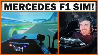 I drove the Mercedes F1 simulator (it was INCREDIBLE)