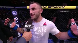 UFC 237: Alexander Volkanovski Octagon Interview