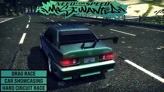 Mercedes-Benz 190E MOD Showcase NFS Most Wanted REDUX Graphics