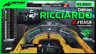 ASSETTO CORSA | RSS Formula Hybrid 2021 | Daniel RICCIARDO Onboard at Canadian Grand Prix