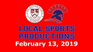 NEPSAC Boys' Hockey on LSP - Governor's @ Lawrence Academy Spartans, 2.13.2019