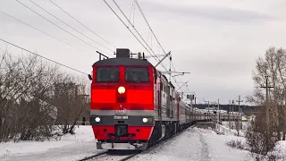 2ТЭ10Ут-0080 с пассажирским поездом 102 Нижневартовск - Пенза