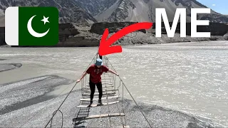 I Walked Across Pakistan's Most Dangerous Bridge (Hussaini Bridge)