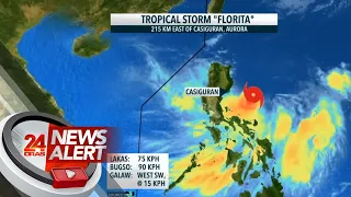 #FloritaPH update August 22, 2022 - Bagyong tropikal storm Florita, lumakas pa | 24 Oras News Alert