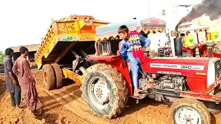 Choto driver ne Kamal kerdia ||  Messy  tractor stunts Stuck Badly power