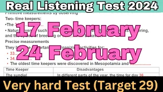 03 FEBRUARY, 08 FEBRUARY 2024 IELTS LISTENING TEST WITH ANSWER KEY | Ielts lisening test