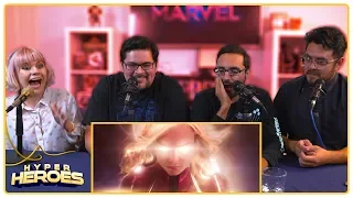 Marvel Studios' Captain Marvel - Official Trailer Reaction