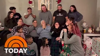 Couple Surprises Family On Christmas With Pregnancy Reveal