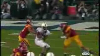 College Football - USC vs  Penn St  Rose Bowl 2009 Taylor Mays Hit - Part 2