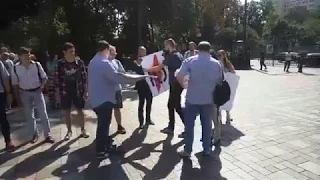 АКЦИЯ ВОЗЛЕ ВР УКРАИНЫ 04.09.18