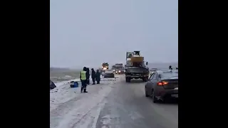 Массовое ДТП на трассе Челябинск – Новосибирск | 74.RU