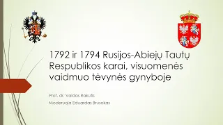 Visuomenės vaidmuo tėvynės gynyboje, 1792 ir 1794 metų karų su Rusija atvejų analizė