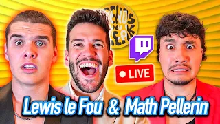 52 JOURS de suite en LIVE STREAM… Est-ce que TWITCH rend FOU !? Lewis le Fou et Math P - #85