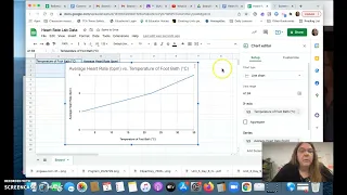 Making a graph with google sheets