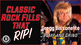 GREGG BISSONETTE "Bump & Grind" Drum Lesson-Classic Rock Fills That RIP!//Drum Discipline Academy