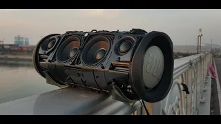 JBL XTREME 2 PL outdoor bass test LOW FREQUENCY MODE VOLUME 100%