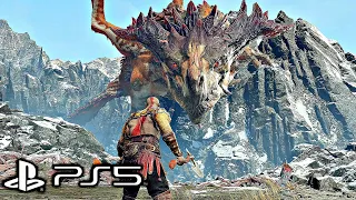 GOD OF WAR 4 Remastered PS5 - Dragon Boss Fight (4K 60FPS)