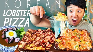 Korean LOBSTER PIZZA & Japanese KATSU CURRY | BEST PIZZA in The Country?!