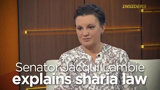 Senator Jacqui Lambie struggles to explain sharia law