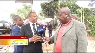 Premier Supra Mahumapelo speaks at late Lucas Mangope funeral