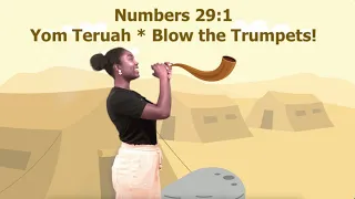Yom Teruah Feast of Trumpets 🎺 Numbers 29:1 Learn Biblical Holidays for Kids with Scripturely!