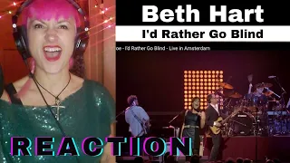 BETH HART & JOE  "I'd Rather Go Blind" REACTION & ANALYSIS by Vocal Performance Coach