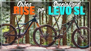 Specialized Levo SL vs Orbea Rise - battle of the lightweight eMTB