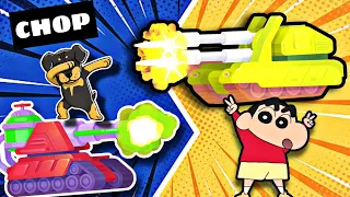 SHINCHAN USED THE MOST POWERFUL TANK TO DEFEAT CHOP'S TANK ! | NOOB vs PRO vs GOD | IamBolt Gaming