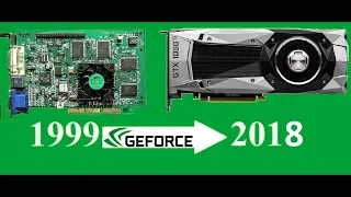 Evolution of NVIDIA GeForce 1999 - 2018