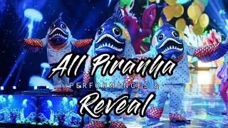 All Piranha Performances and Reveal | The Masked Singer UK Series 5 | Winner