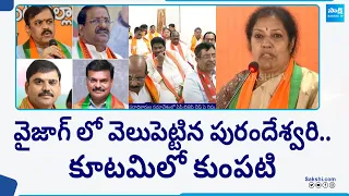 Vizag MP Ticket | BJP Original Leaders Impatience On Purandeswari | AP Elections | @SakshiTV