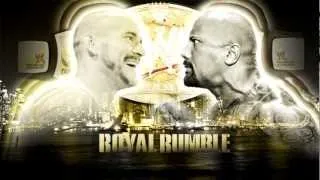 WWE Royal Rumble 2013 - CM Punk (c) vs The Rock - WWE Championship HD