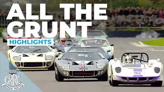 Amazing GT40 v Can-Am battle | 2021 Gurney Cup highlights | 78th Members' Meeting