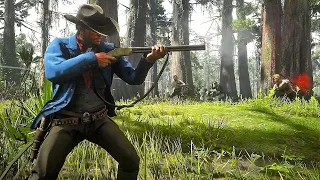 Laramie Gang vs Lemoyne Raiders | Red Dead Redemption 2 NPC Wars 98