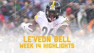 Le'Veon Bell Plows Through Snow for 3 TDs & Career-High 298 Total Yards! | NFL Player Highlights